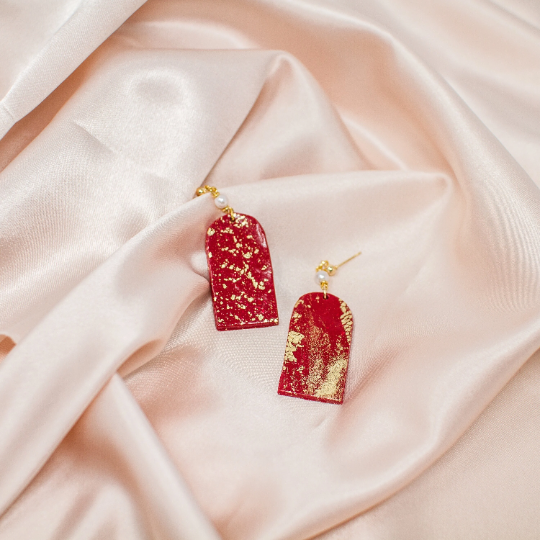 Christmas 2025 earrings gold