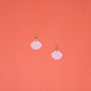 Denmark Pastel Seashell Scallop Clay Earrings